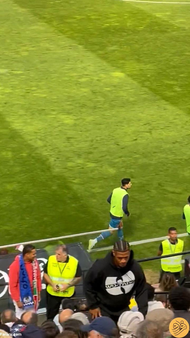 (عکس) حرکت زشت تماشاگر پرتغالی علیه مهدی طارمی