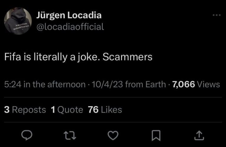 واکنش تند لوکادیا به حکم فیفا، کلاهبردارها