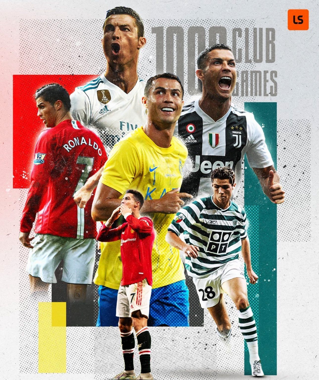 1707978504 775 رونالدو به رکورد ۱۰۰۰ بازی باشگاهی رسید