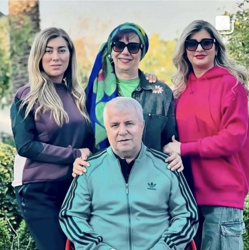 رونمایی علی پروین از دخترانش؛ دختران سلطان یکی از یکی زیباتر