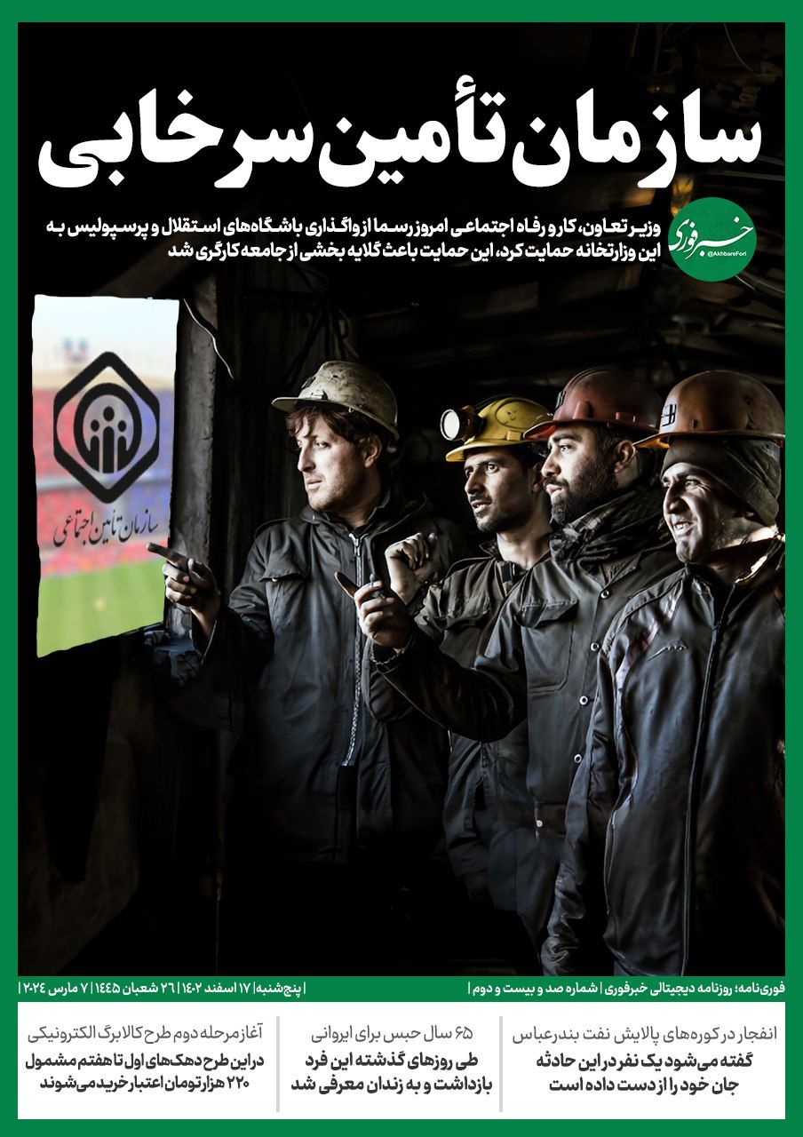 سازمان تامین سرخابی!