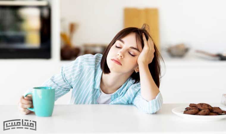 خوابیدن بعد از غذا
