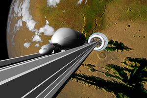 ژاپنی‌ها برای ساخت آسانسور فضایی دست به کار شدند/ تا ۲۰۵۰ به فضا شلیک شوید!_آینده