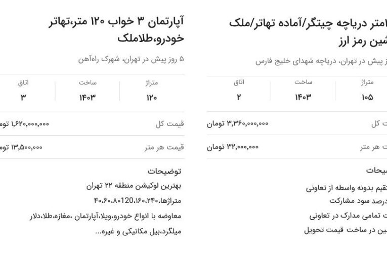 بیت کوین بدهید، آپارتمان بگیرید!_آینده