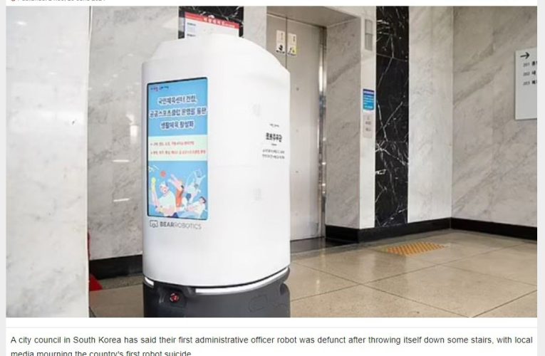 خودکشی یک ربات در کره جنوبی!_آینده