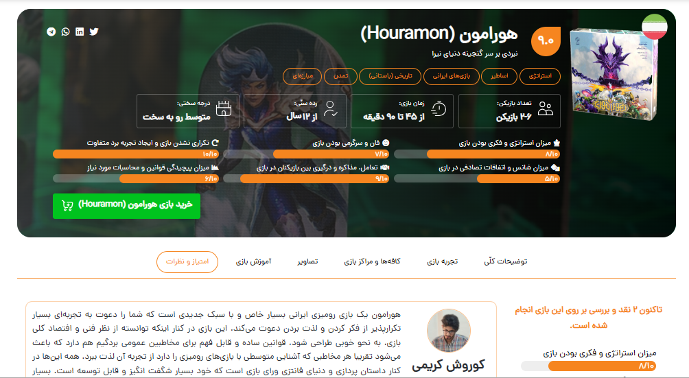 راهنمای خرید بازی رومیزی + معرفی بانک بزرگ بازی رومیزی ایران