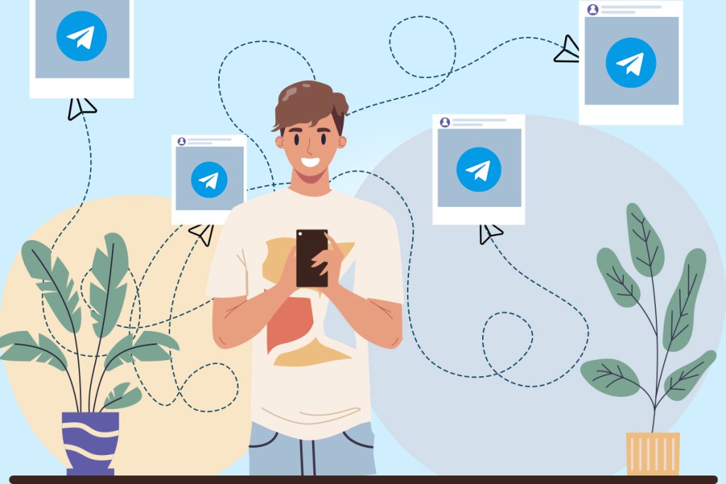 بازدید کانال تلگرام