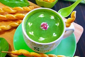 نحوه تهیه سوپ خامه اسفناج_آینده