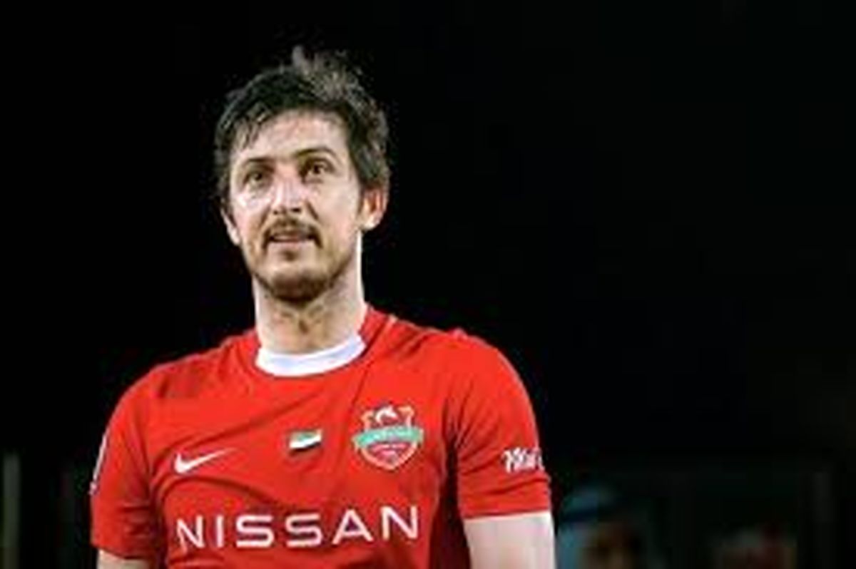 حضور آزمون با عصا در کنار ملی پوشان پیش از دیدار ایران و کره شمالی