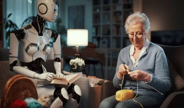 ربات‌ها، شمشیر دولبه مراقبت از سالمندان و بیماران