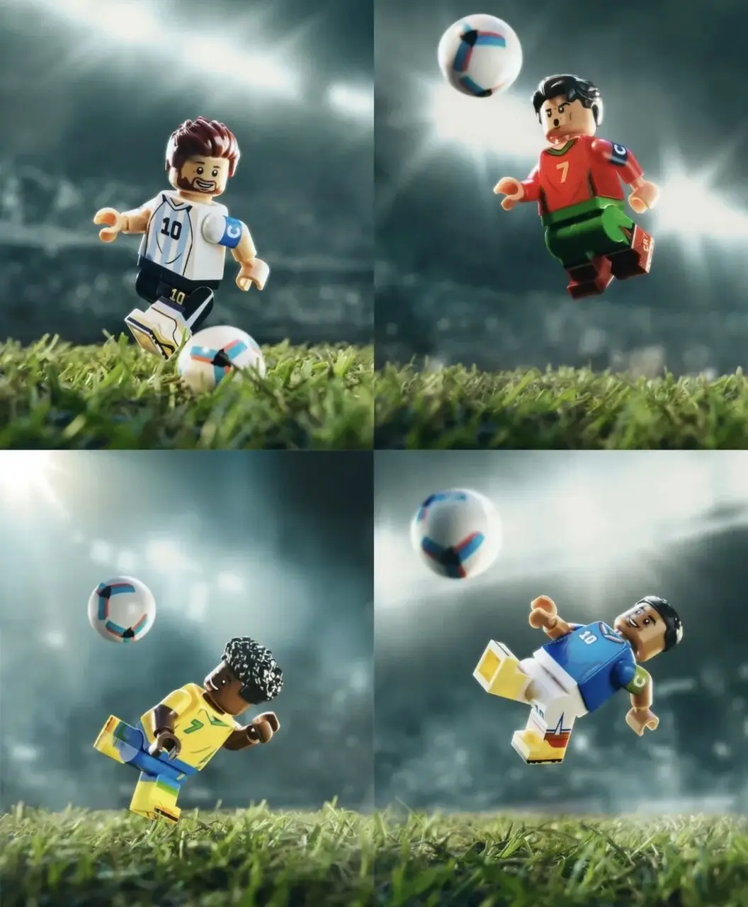 همکاری رونالدو و مسی در یک ویدیوی تبلیغاتی؛ امباپه و وینی هم می باشند/ تصاویر_آینده 19 6391771