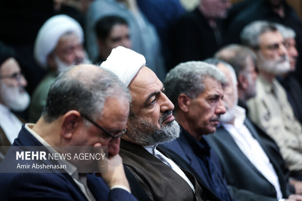 مراسم ترحیم فرزند لطف‌الله فروزنده در مسجد امام صادق