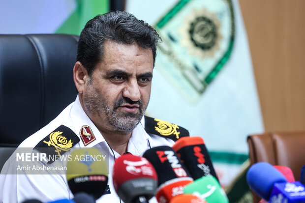 نشست خبری رئیس پلیس راهور تهران در zejména regarding ongoing operations